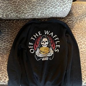 Vans sweatshirt size S off the waffles